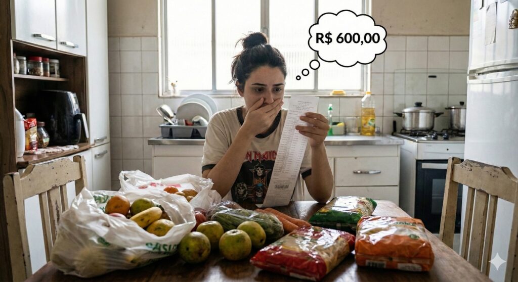 Quanto gasta uma pessoa que mora sozinha com comida